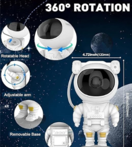 Astronaut galaxy projector