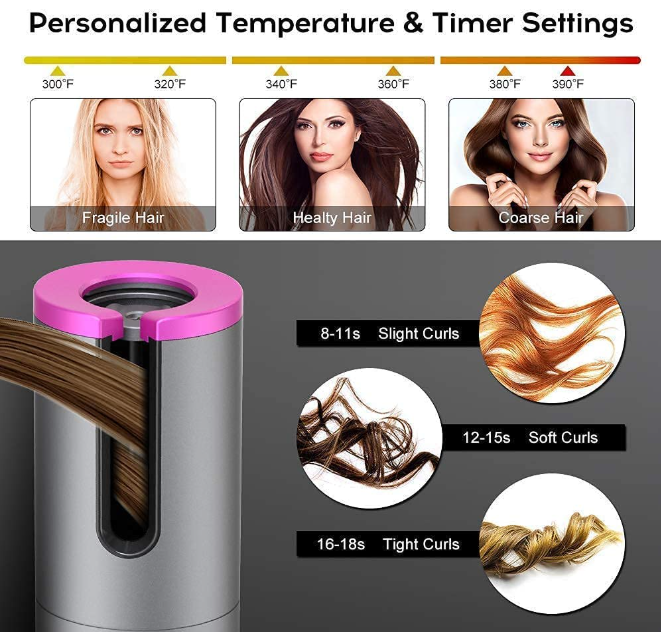 Cordless Hair Curler