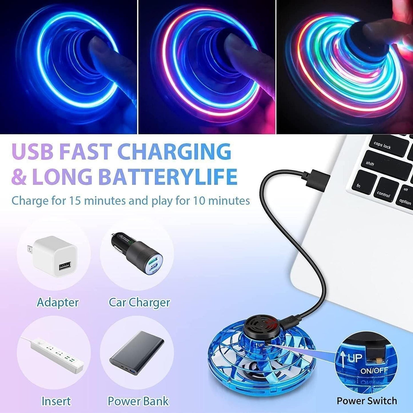 Magic Flying Spinner Toy