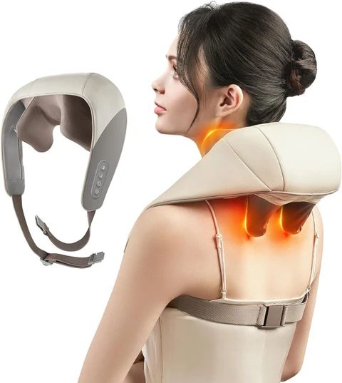 Neck and Back Massager for Cervical Pain Relief with Heating